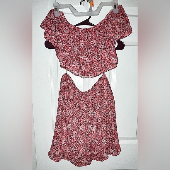 NWOT Speechless Boho Matching Top and Skirt Set - Picture 4 of 8
